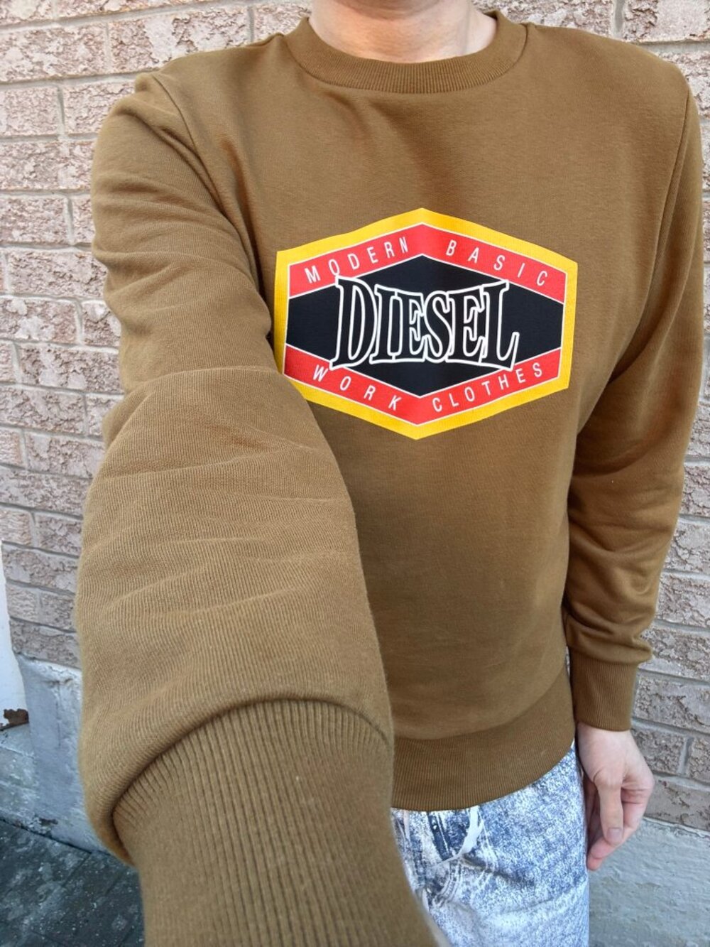Diesel S-Ginn-K27 "Modern Basic Work Clothes" Sweatshirt S